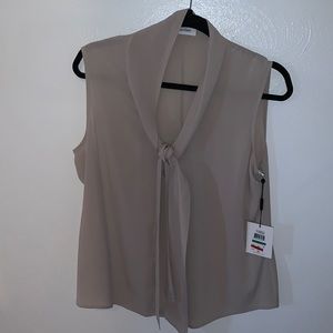 pussybow Calvin Klein shirt